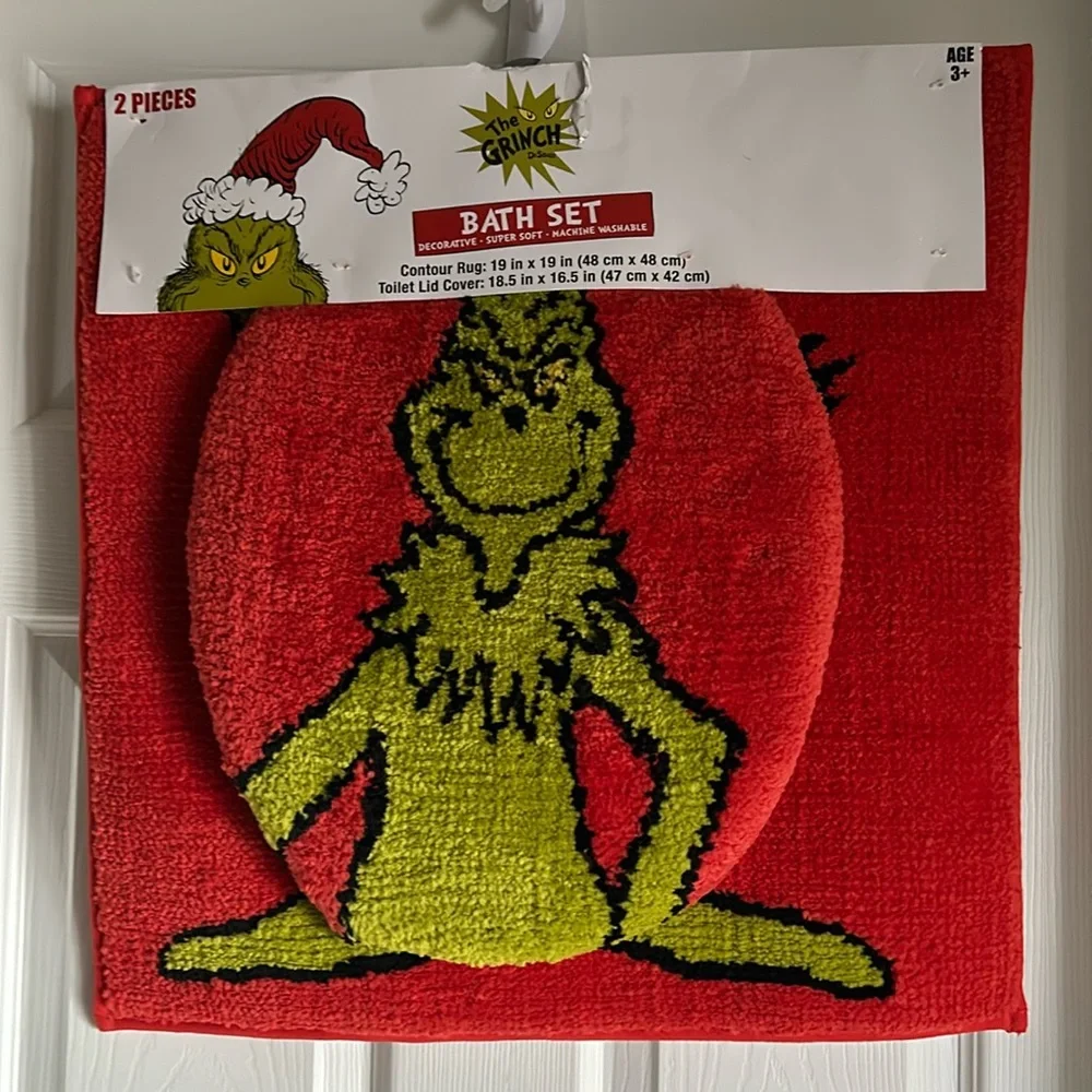 Grinch bath set